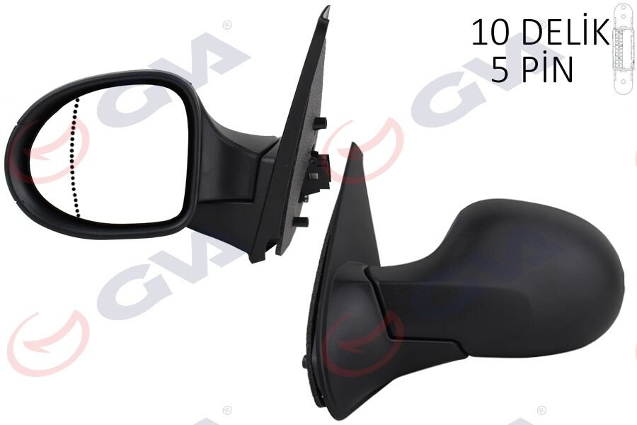 DIŞ DİKİZ AYNASI SOL SYMBOL THALIA 08 ELEKTRİKLİ ISITMALI ASFERİK 5 FİŞ VM-6124EHAL