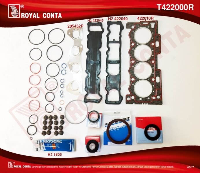 MOTOR TAKIM CONTASI CORTECO KEÇELİ S.LASTİKLİ P206-P207P307-P1007-C2-C3-C4 1.4 16V 03 88HP ET3J4