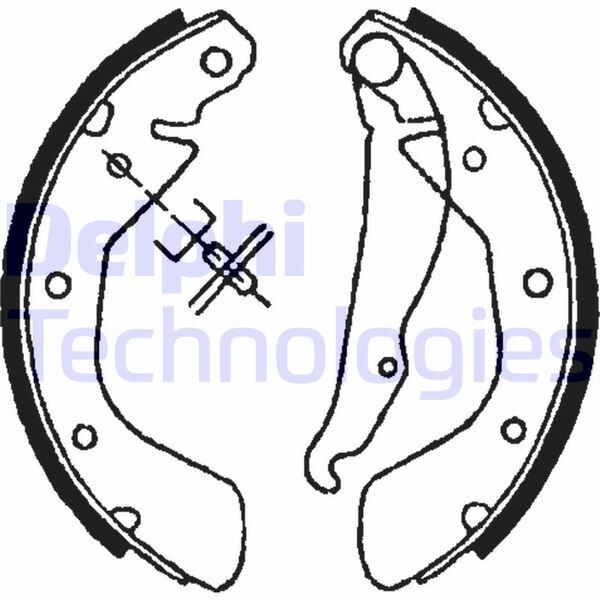 ARKA PABUÇ BALATA CORSA C 00-09 VECTRA A 93-95 ASTRA F 91-98 LACETTI 05 NUBIRA 03 200x46