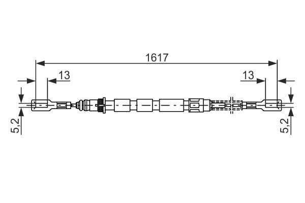 FREN TELİ. 1617 MM