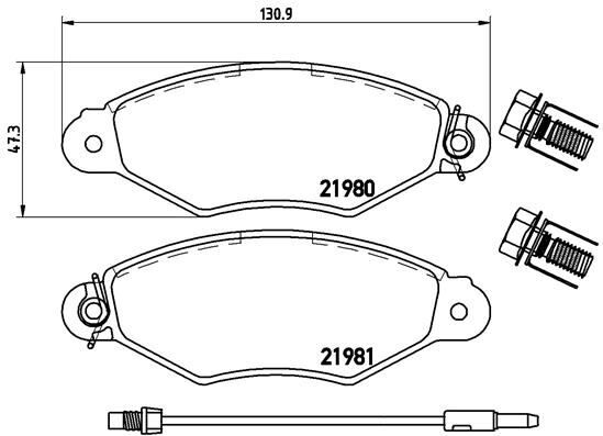 ÖN FREN BALATASI RENAULT KANGOO 97 CLIO SYMBOL I 98 CITRO N XSARA 97 02 PEUGEOT 306 96 01