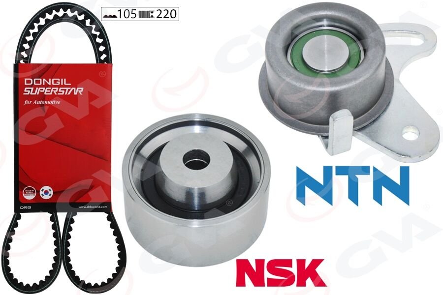 TRİGER KAYIŞ SETİ HYUNDAI ACCENT ADMIRE ERA 1.5L G4EB 01- 1.4L 1.6L G4ED G4EE 01-10 / GETZ 1.4L 06-10 / MATRIX ELANTRA 1.6L 01-06 / KIA RIO 1.4L 1.6L 06-10 / CERATO 1.6L 04-07 1 KAYIŞ 2 RULMAN