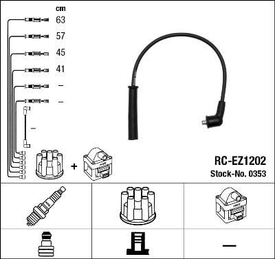 RC-EZ1202 ATEŞLEME KABLOSU