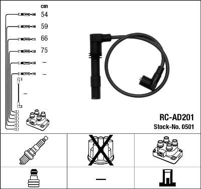 RC-AD201 ATEŞLEME KABLOSU