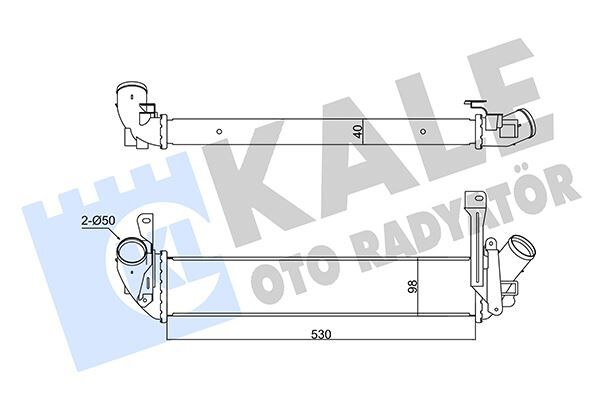 İNTERCOOLER KANGOO-NISSAN KUBISTAR 1.5DCI 98