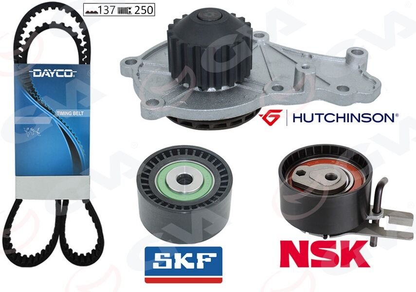 DEVİRDAİMLİ TRİGER SETİ 137x254 P206-P207-P307-P308-P407-P3008-EXPERT-PARTNER-BERLINGO-JUMPY-C2-C3 -C4-C5-XSARA-FOCUS II-FIESTA V-VI VOLVO S40-C30-V50-FIAT SCUDO EURO4 1.6 HDI-TDCİ