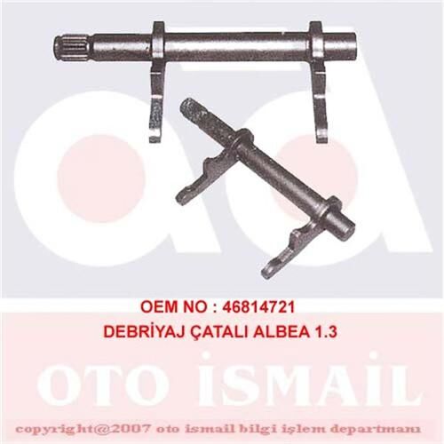 DEBRİYAJ ÇATALI PALIO-ALBEA-DOBLO-FIORINO-LINEA-GRANDE PUNTO-PUNTO EVO-MAREA-BRAVO 1.3 MTJ
