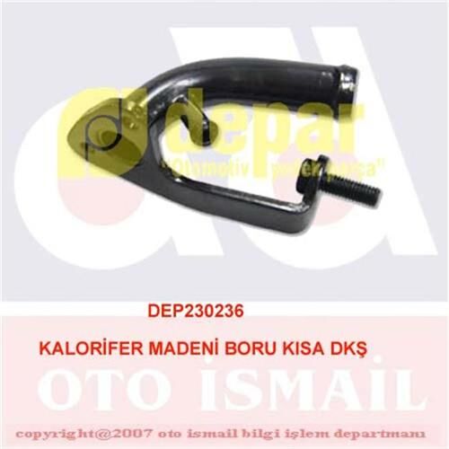 KALORİFER MADENİ BORU KISA DKŞ
