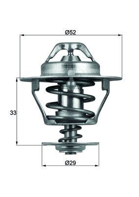 TERMOSTAT 88C TOYOTA HILUX V 91-97 -TARO 94-97