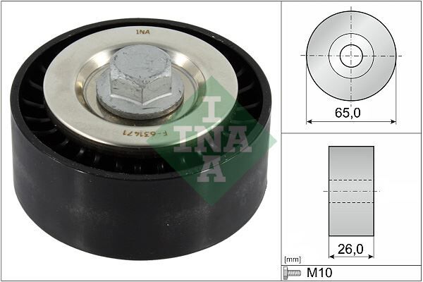 UMLENK-/FÜHRUNGSROLLE. KEİLRİPPENRİEMEN OPEL/VAUXHALL