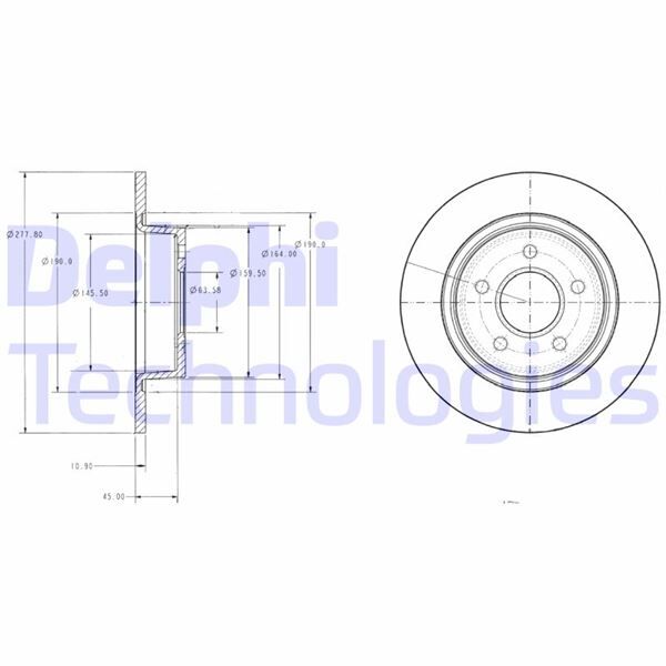 ARKA FREN DISK AYNASI CONNECT 1.8TDCI 02 13 ABS LI