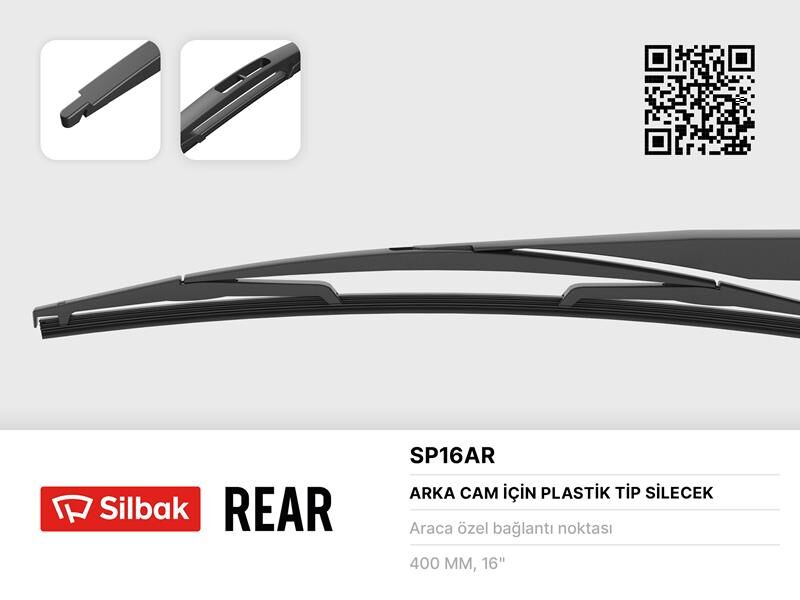 SİLECEK SÜPÜRGESİ 400mm PLASTIK TIP ARKA SANDERO-MICRA-ASTRA G-COMBO-CORSA C-P306-CLIO 98 KNG