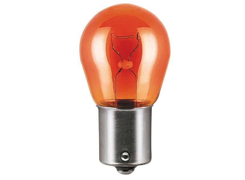 AMPUL 12V PY21W 21 BA15s 93 AMPUL DÜZ TIRNAK SARI STOP-SİNYAL ve PARK SERİSİ