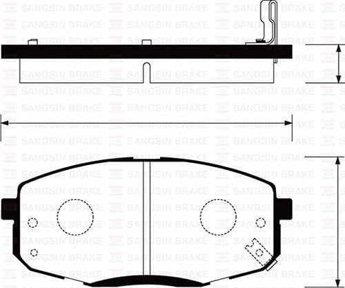 ÖN FREN BALATA HYUNDAI İ30 1.6L D4FB CRDi dizel 07-11 / 1.4L 1.6L benzinli 08- / KIA CERATO 1.6L benzinli 10- / CEED 1.4L 1.6L benzinli 07-