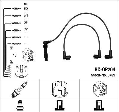 RC-OP204 ATEŞLEME KABLOSU