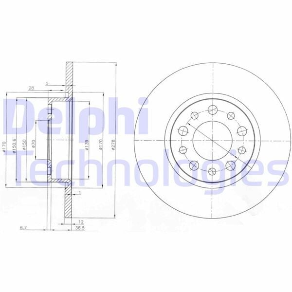 ARKA FREN AYNASI ALFA ROMEO 159 05 GIULIETTA 10 SPIDER 06 FIAT 500 X 14 JEEP RENEGADE 14 COMPASS 16 278x12x43