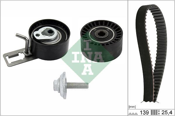 EKSANTRİK GERGİ KİTİ P107-206-207-307-BIPPER-C2-C3-NEMO-XSARA 1.4HDI-FIESTA V-FUSION 1.4TDCI 02-