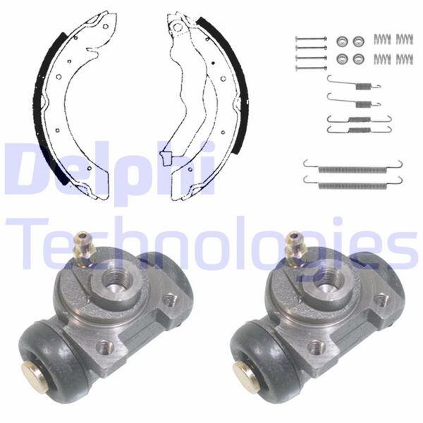 FREN PABUÇ KİTİ ARKA RENAULT LAGUNA 05/98 12/00