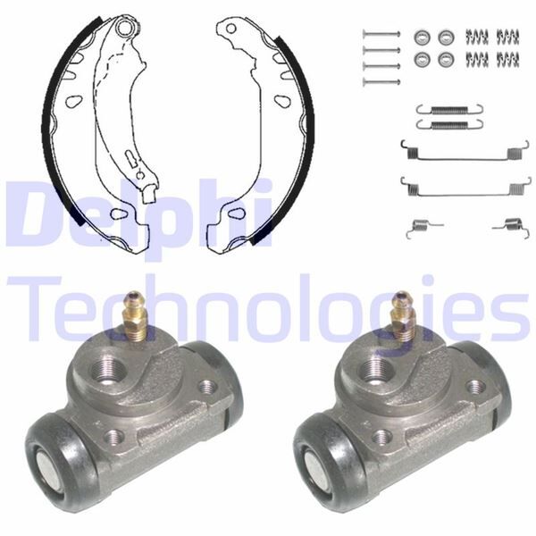 FREN PABUÇ KİTİ ARKA PEUGEOT 206 09/98