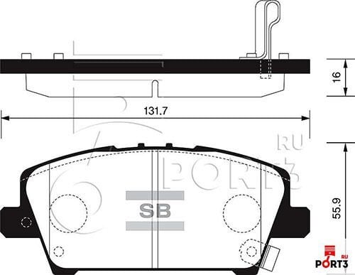 ÖN FREN BALATA HONDA CIVIC 1.8L R18A VTEC FK2 Hatchback 06- / 1.4L L13Z1 FK1 sport 09-