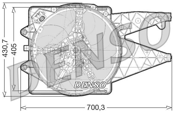 FAN. RADİATOR ALFA ROMEO MITO 08-