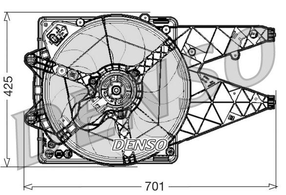 FAN. RADİATOR ALFA ROMEO GIULIETTA 10-20