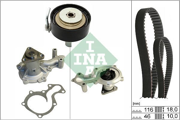 TRİGER KİTİ DEVİRDAİM Lİ FIESTA VI-FOCUS III 11 17 CONNECT-COURIER-B-MAX-C-MAX 12 1.0 ECOBOOST DIS SAYISI 116 GENIS 18MM 46 DIS