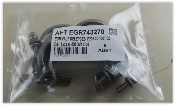 EGR VALF KELEPÇESİ P206-207-307-C2-C3-C4 1.4-1.6 HDI DV4-DV6