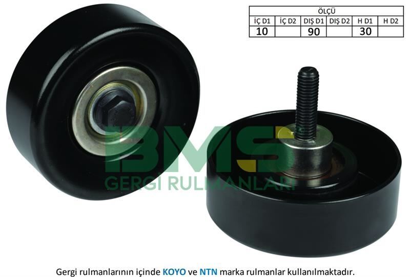 ALTERNATÖR GERGİ RULMANI FIESTA 1.8DI 00- -FOCUS 1.8TDCI-1.8DI-1.8TDDI 98-04 -TOURNEO CONNECT 1.8D