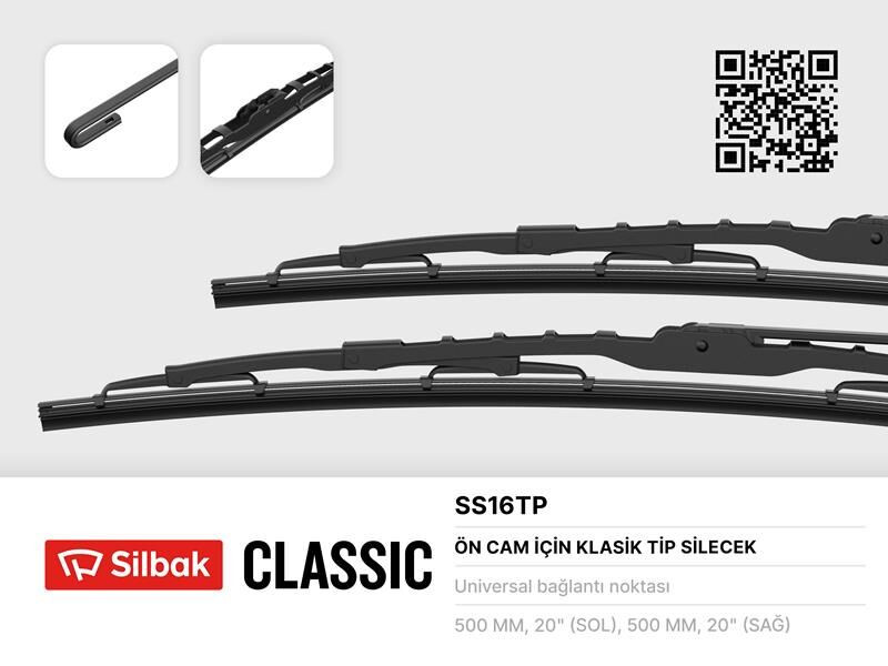 SİLECEK SÜPÜRGESİ 510MM R19 EUROPA -TRANSIT ALMAN KANCALI 2.5 DIA-KNG-ISUZU NPR Y.M