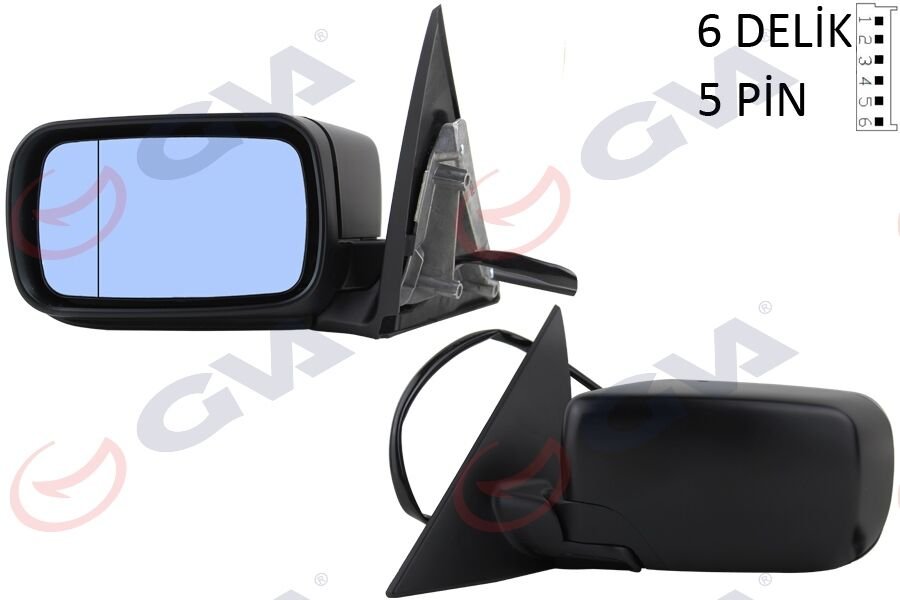 DIŞ DİKİZ AYNASI SOL 3 E46 98 ELEKTRİKLİ ISITMALI ASTARLI ASFERİK