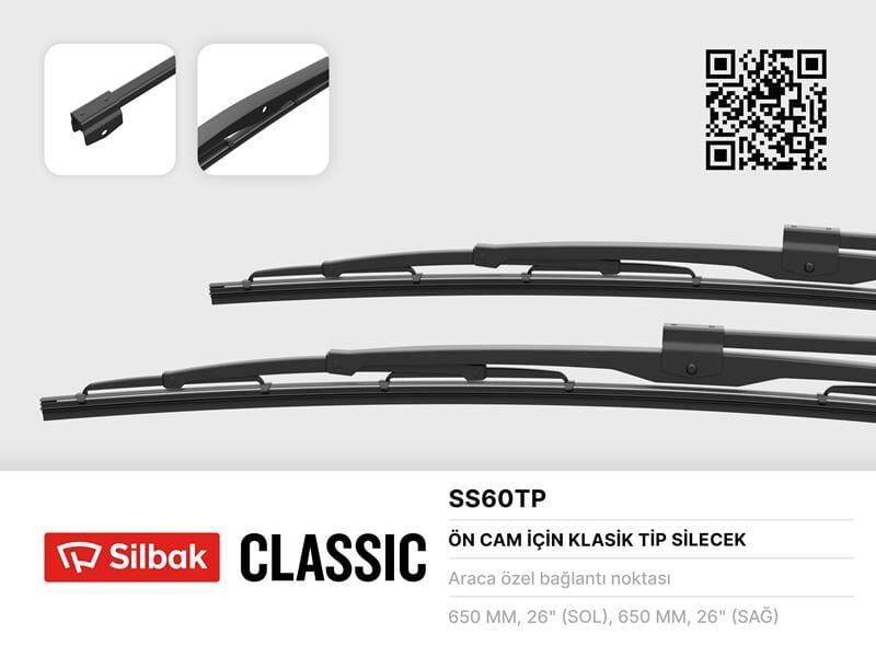 SİLECEK SÜPÜRGESİ 650MM MAGIRUS M2000-03-04 OTOKAR MINIBUS