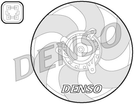 FAN MOTORU PERVANE CITROEN XANTIA-XSARA PEUGEOT P306 220W-320mm