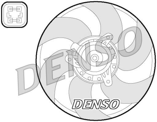 FAN MOTORU PERVANE CITROEN XANTIA-XSARA PEUGEOT P306 220W-320mm