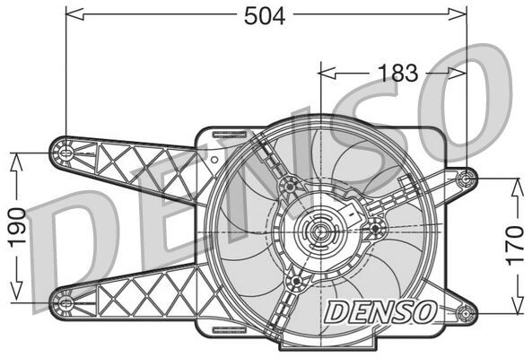 FAN. RADİATOR FIAT SEICENTO 98-10