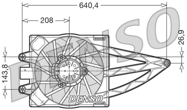 FAN. RADİATOR FIAT PANDA 03-