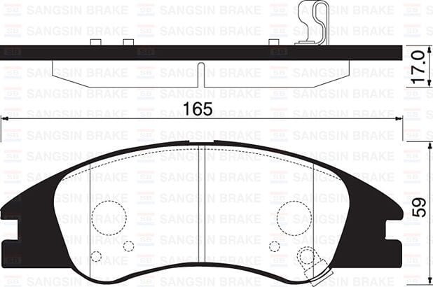 ÖN FREN BALATA KIA CERATO 2.0L D4EA dizel 04-06 / 1.6L G4EE benzinli 05-
