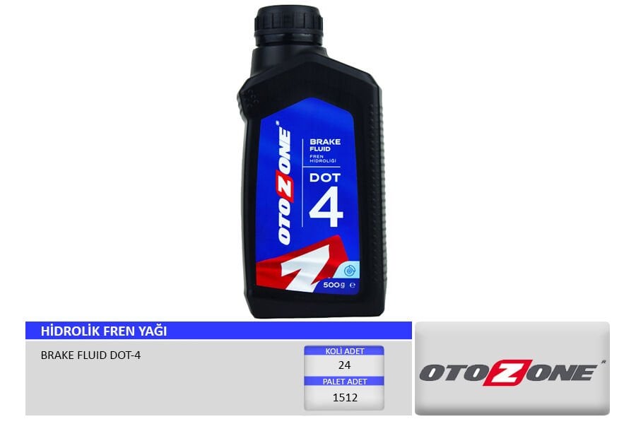 HİDROLİK FREN YAĞI DOT-4 500 ML